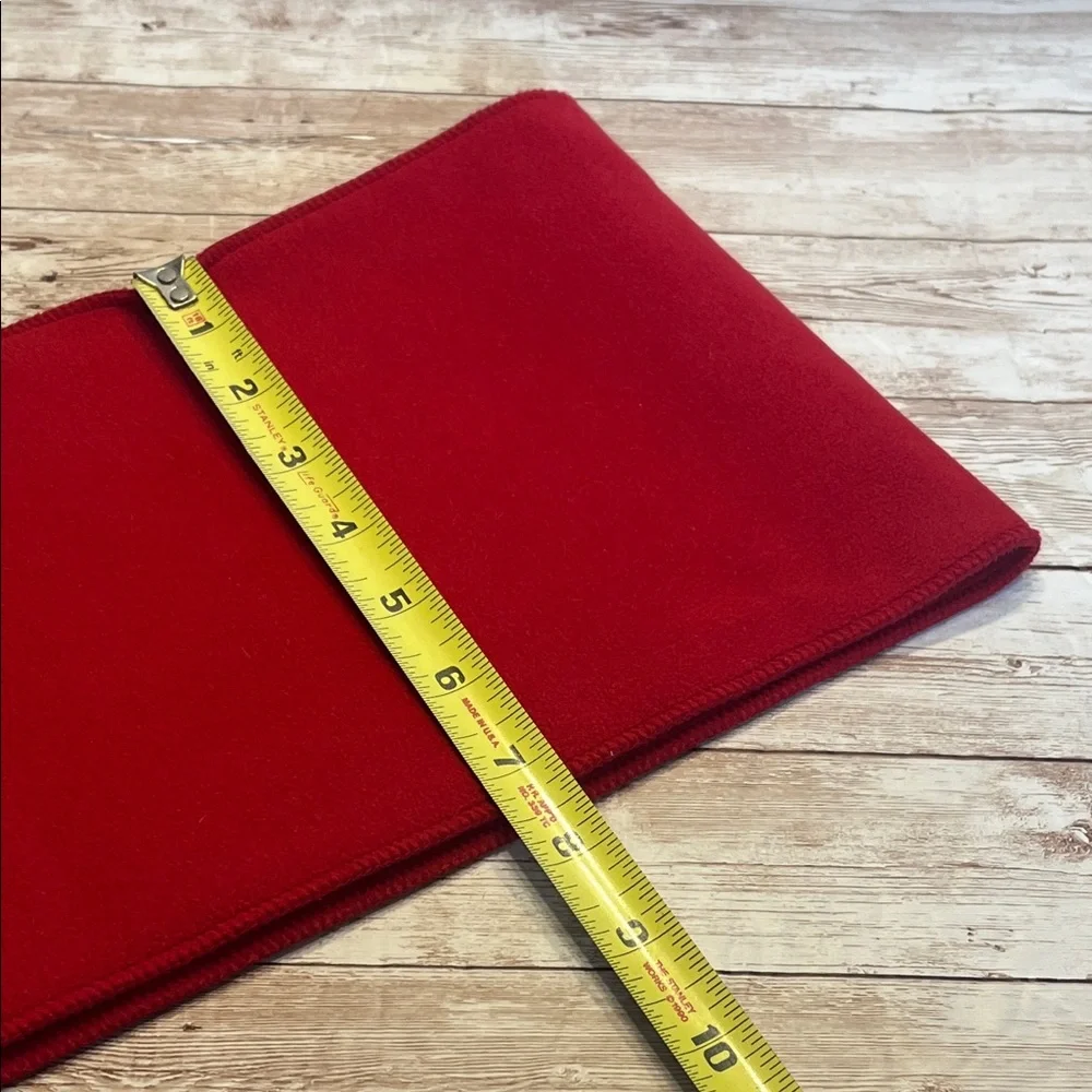 Polo Ralph Lauren Red Fleece Scarf